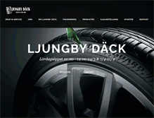 Tablet Screenshot of ljungbydack.se